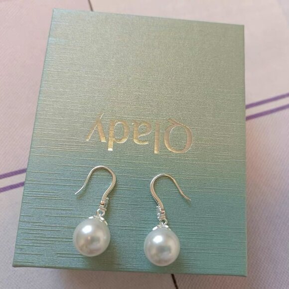 Classic Pearl Drop Earrings - Picture 1 of 2
